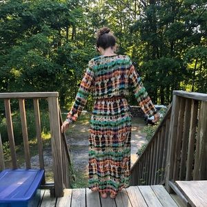 Tie dye duster